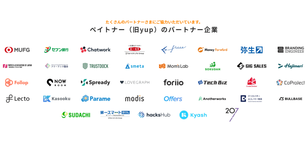 ペイトナー社のパートナー企業